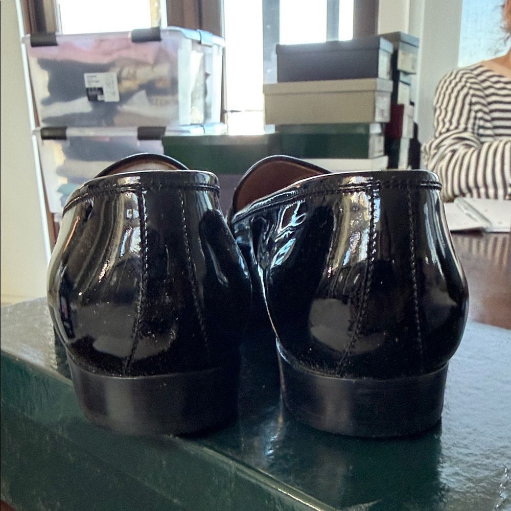 Galo Black Patent Loafers - Picture 9 of 9